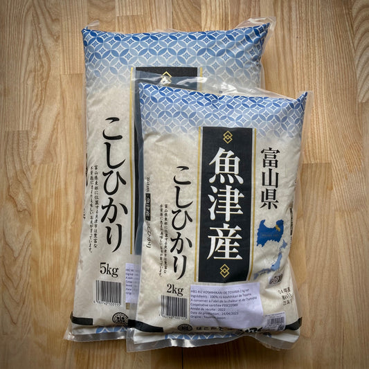 Koshihikari-ris från Toyama