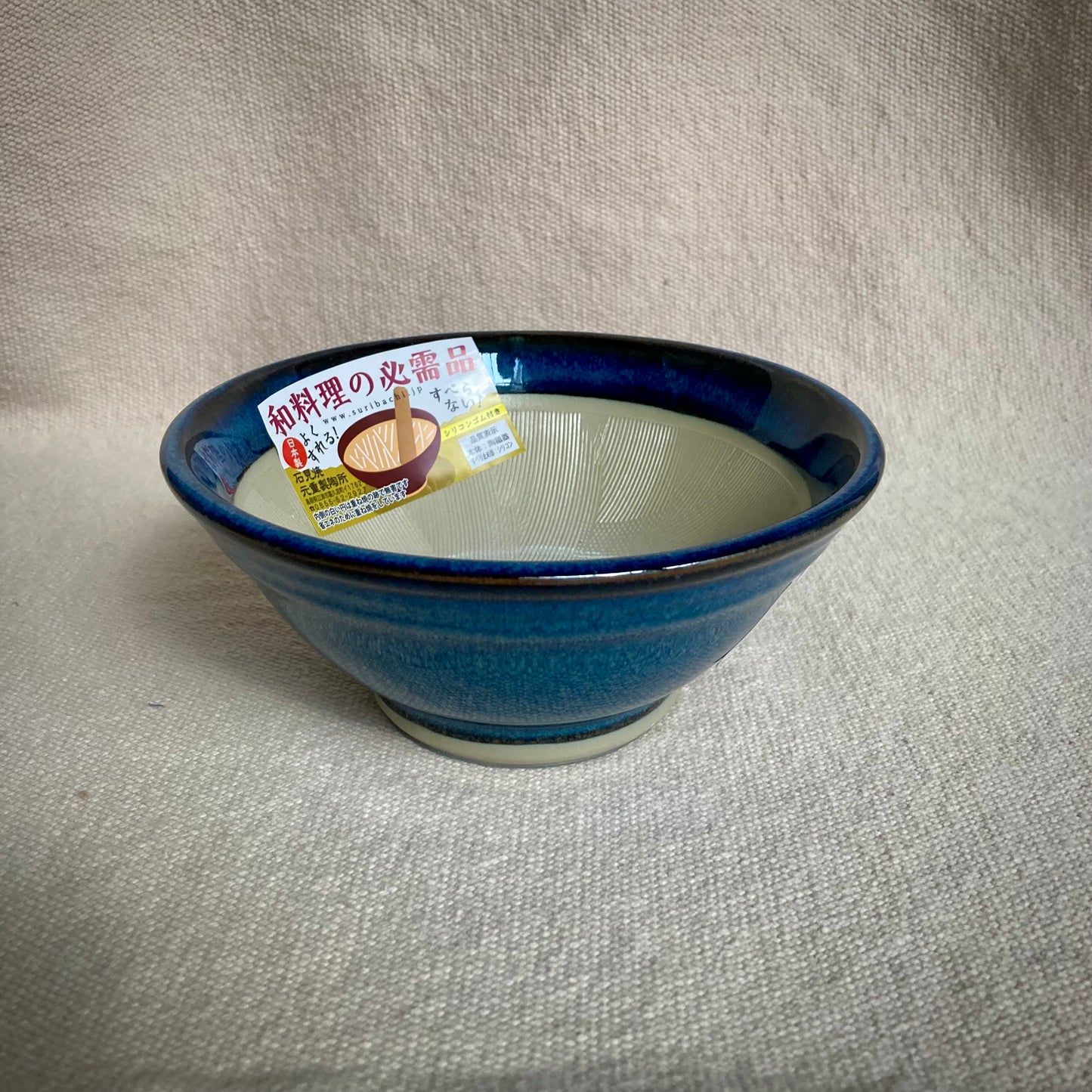 Skål och mortel "Suribachi Motoshige" Blå