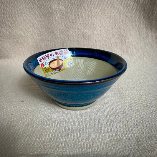 Skål och mortel "Suribachi Motoshige" Blå