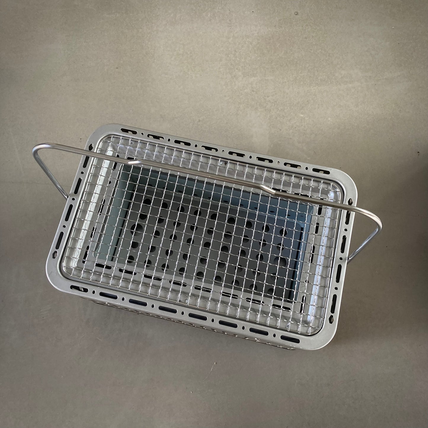 Konro Grill i stål "Green Life" 39cm