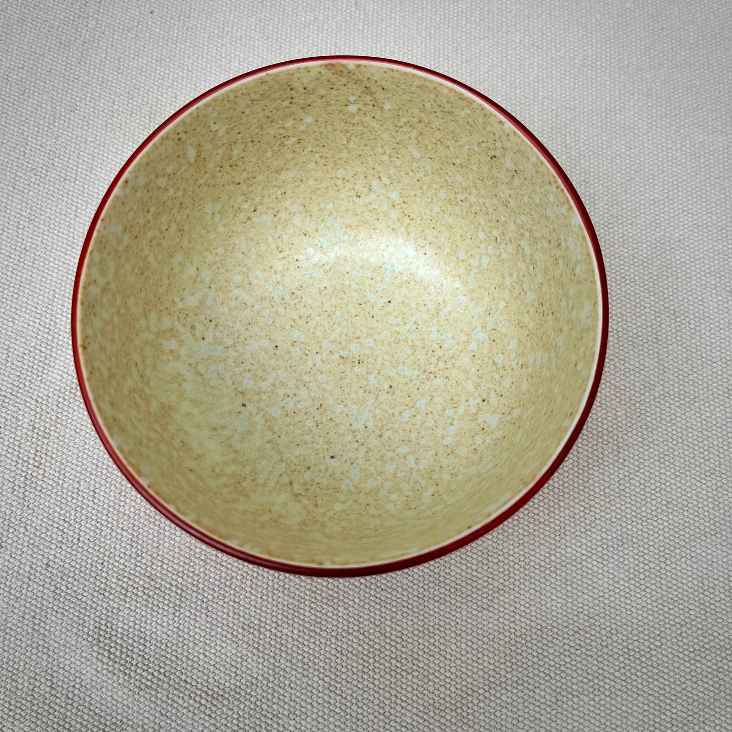 Donburi-skål röd "Rokube"